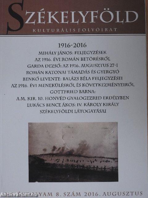 Székelyföld 2016. augusztus