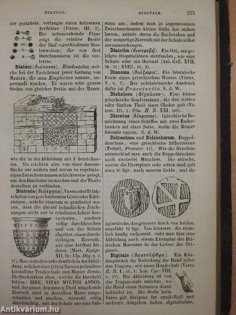 Illustrirtes Wörterbuch der Römischen Alterthümer