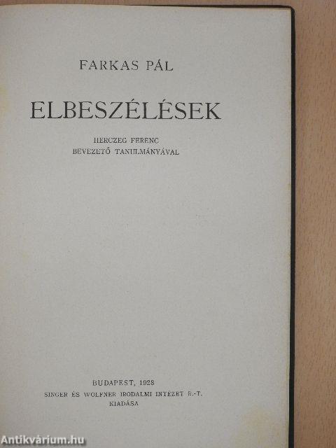 Elbeszélések