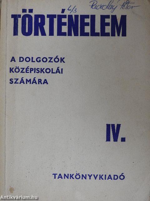 Történelem IV.