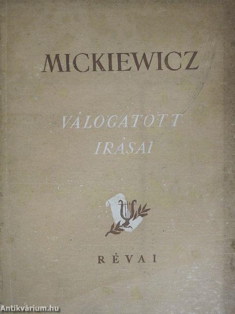 Mickiewicz válogatott írásai