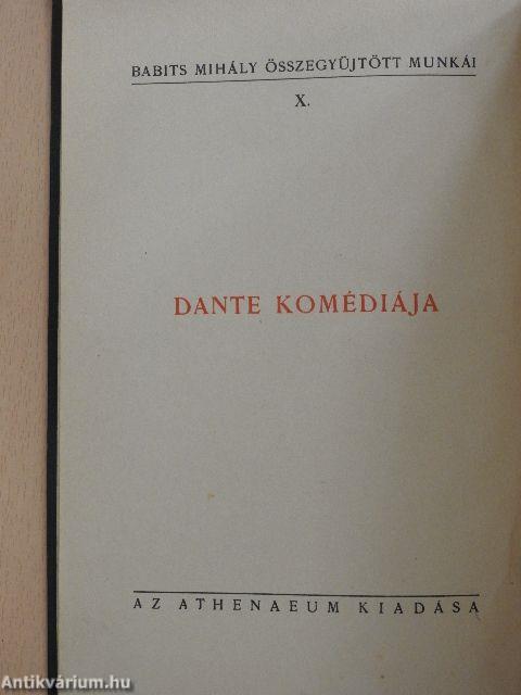 Dante Komédiája