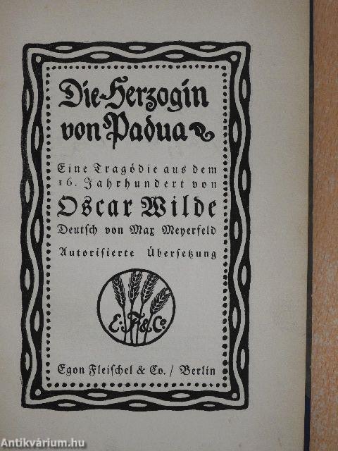 Die Herzogin von Padua (gótbetűs)