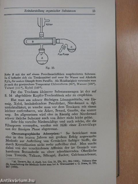 Die Praxis des Organischen Chemikers