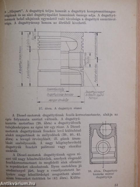 Diesel-motorok működése, karbantartása, javítása