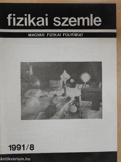 Fizikai Szemle 1991. augusztus