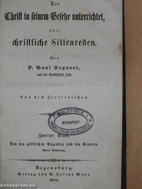 Der Christ in seinem Gesetze unterrichtet II. (gótbetűs)