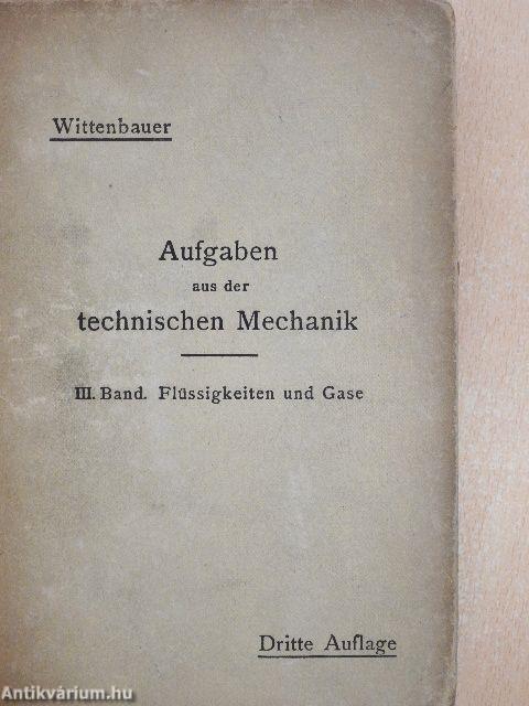 Aufgaben aus der Technischen Mechanik III.