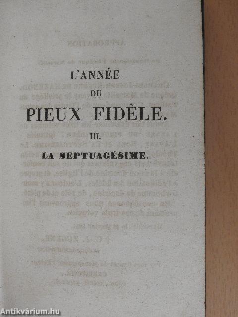 L'année du pieux fidele - La septuagésime