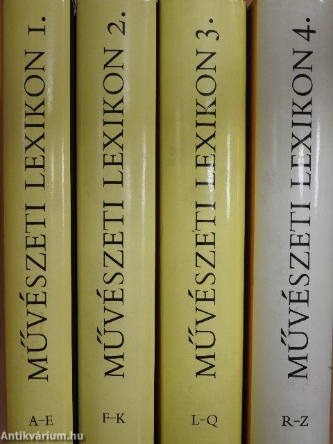 Művészeti lexikon 1-4.