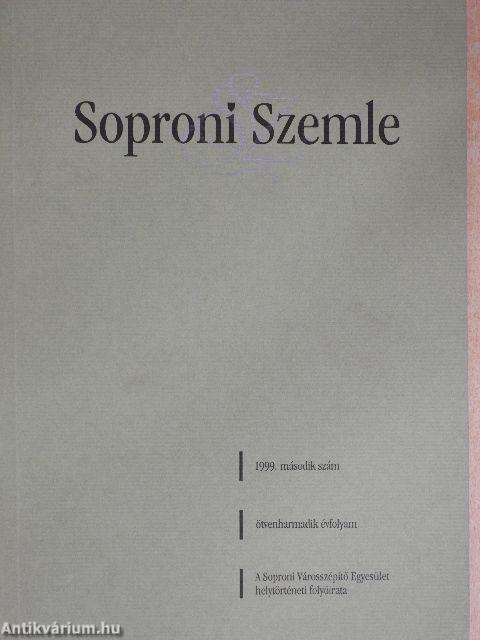 Soproni Szemle 1999/2.