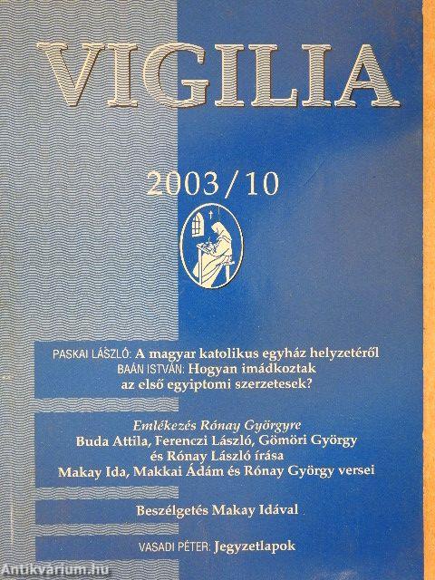 Vigilia 2003. október