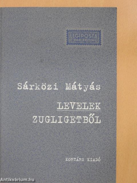 Levelek Zugligetből (dedikált példány)