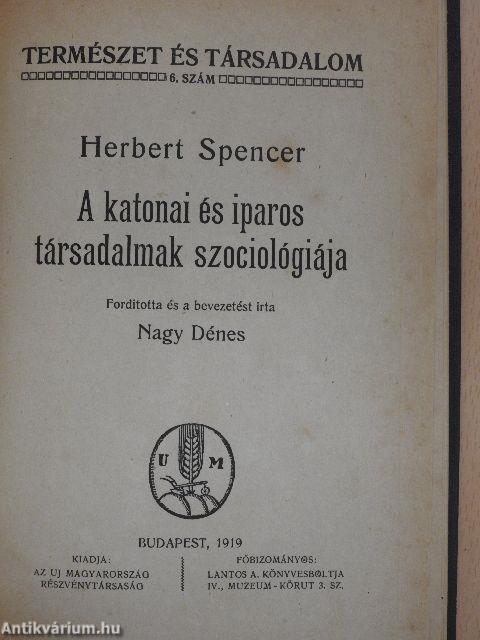 A katonai és iparos társadalmak szociológiája