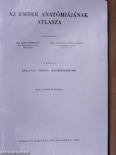 Az ember anatómiájának atlasza 1-3.