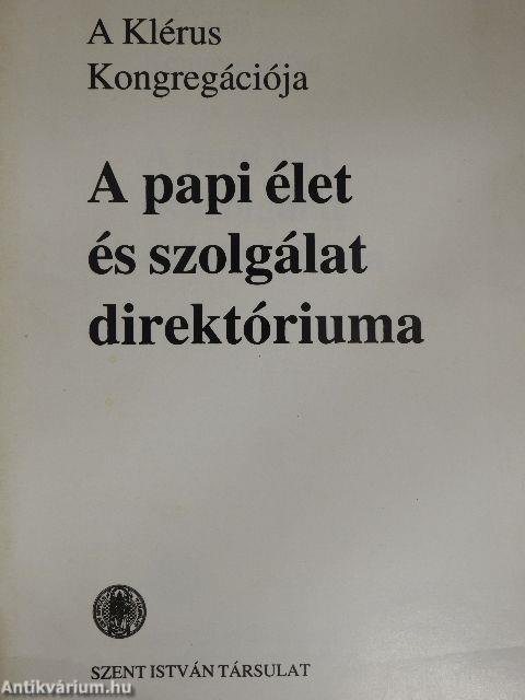 A papi élet és szolgálat direktóriuma