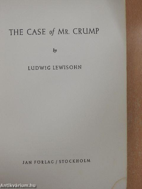 The Case of Mr. Crump