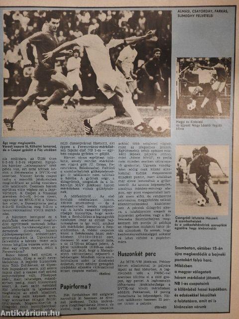 Képes Sport 1977. október 11.