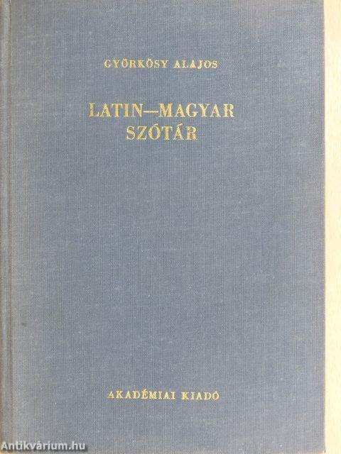 Latin-magyar szótár