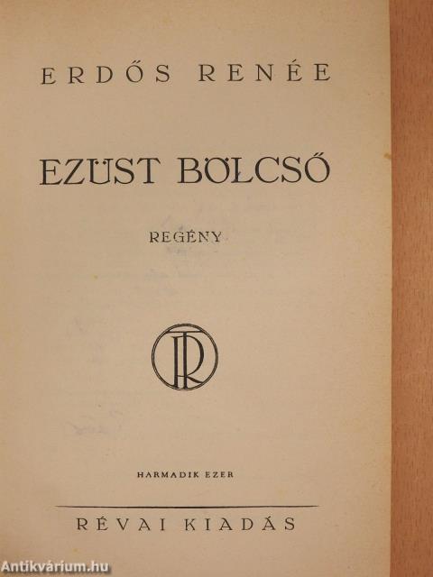 Ezüst bölcső (aláírt példány)