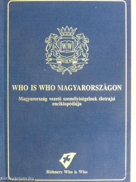 Who is Who Magyarországon - Kiegészítő kötet