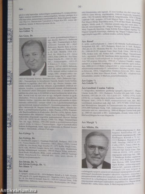 Who is Who Magyarországon - Kiegészítő kötet