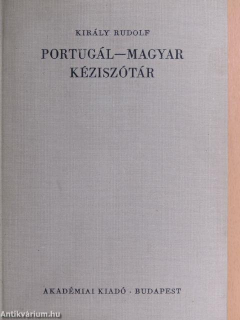 Portugál-magyar kéziszótár