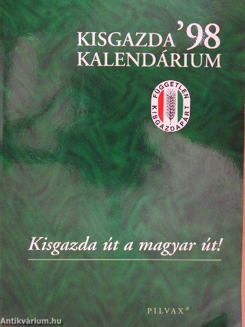 Kisgazda Kalendárium 1998