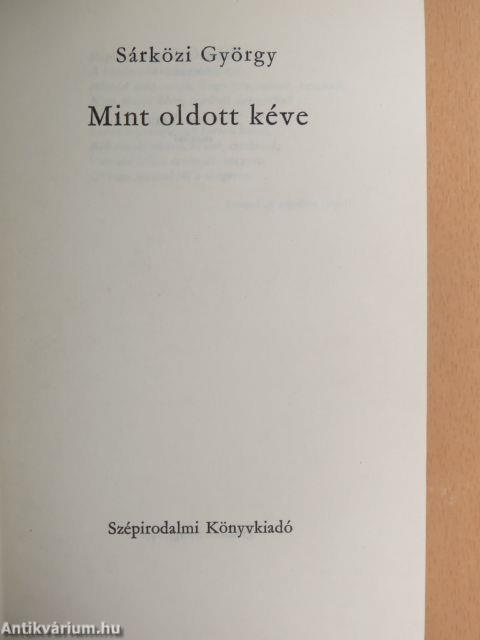 Mint oldott kéve