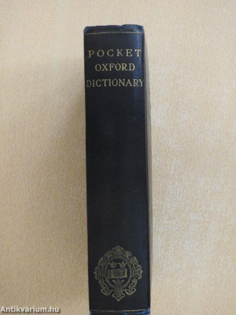 The Pocket Oxford Dictionary of Current English