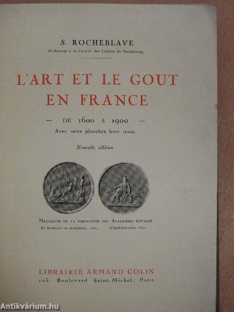 L'Art et le Gout en France