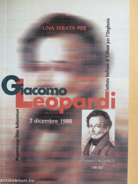 Giacomo Leopardi emlékest