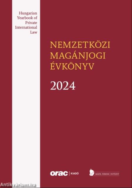 Nemzetközi magánjogi évkönyv 2024