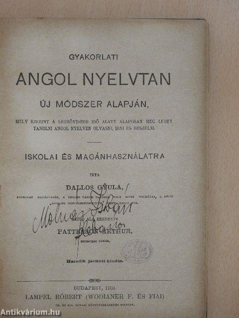 Gyakorlati angol nyelvtan