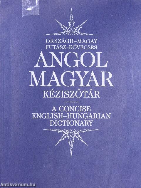 Angol-magyar kéziszótár