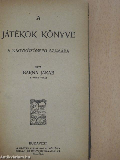A játékok könyve