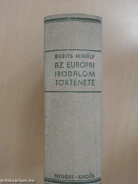 Az európai irodalom története