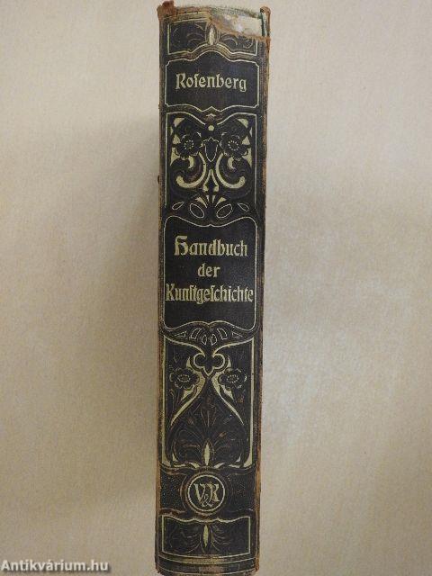 Handbuch der Kunstgeschichte (gótbetűs)