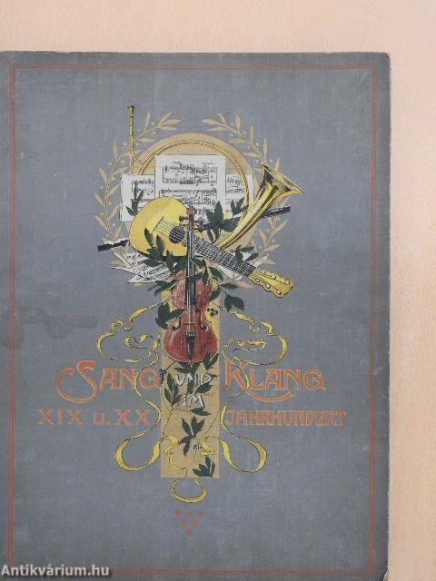 Sang und Klang im XIX/XX. Jahrhundert IV.