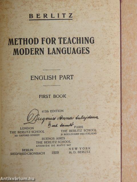 Method for Teaching Modern Languages I.