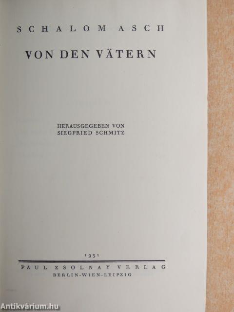 Von den Vätern