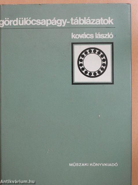 Gördülőcsapágy-táblázatok