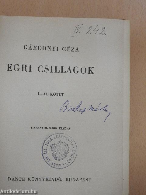 Egri csillagok I-II.