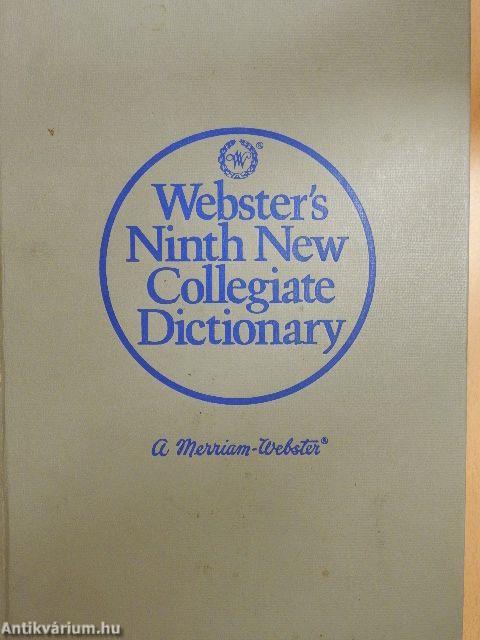 Webster's Ninth New Collegiate Dictionary