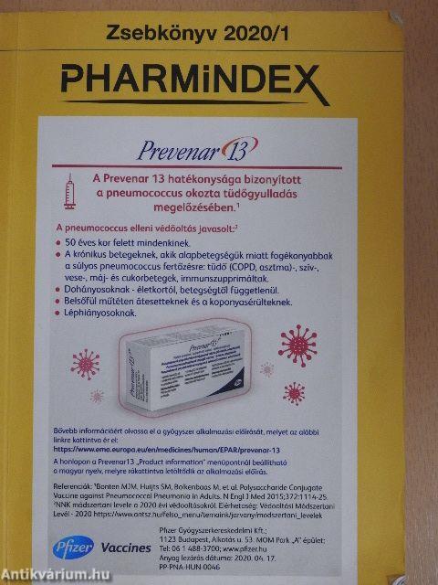 Pharmindex Zsebkönyv 2020/1