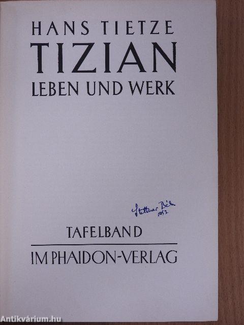 Tizian Leben und Werk - Tafelband (töredék)