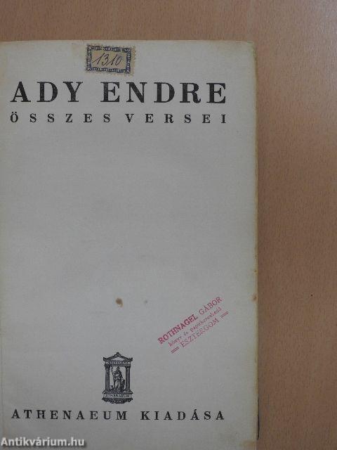 Ady Endre összes versei