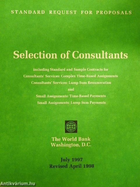 Selection of Consultants