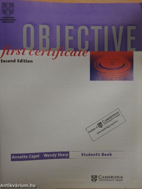 Cambridge Objective First certificate - Student's Book