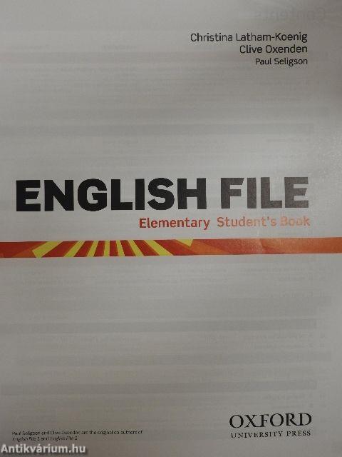 English File - Elementary - Student's Book - DVD-vel